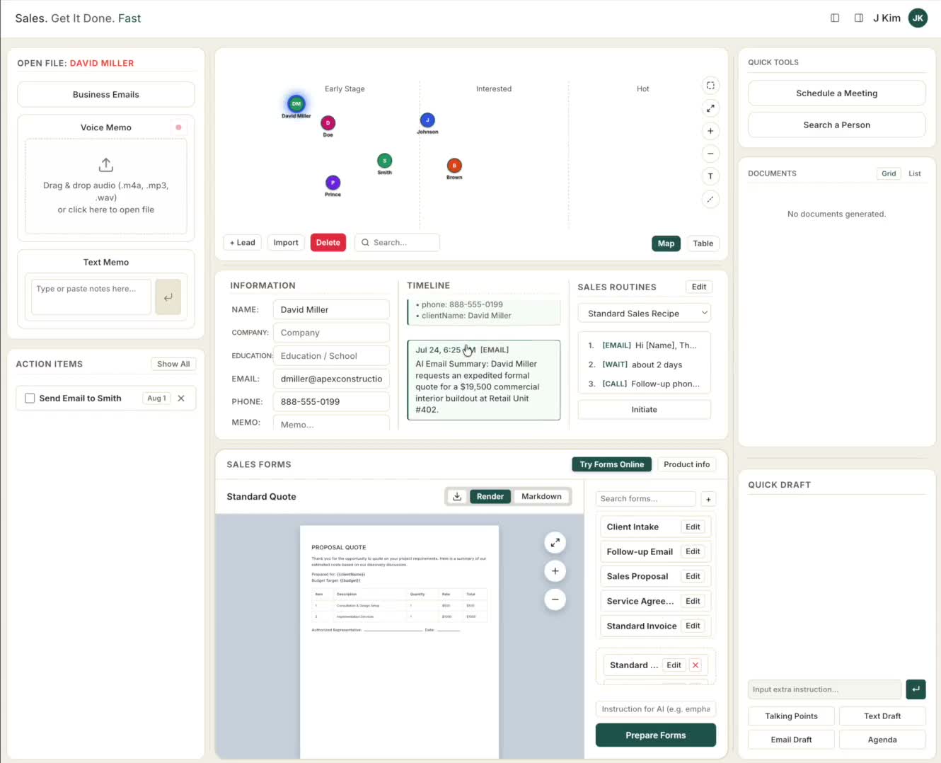 Track every deal touchpoint